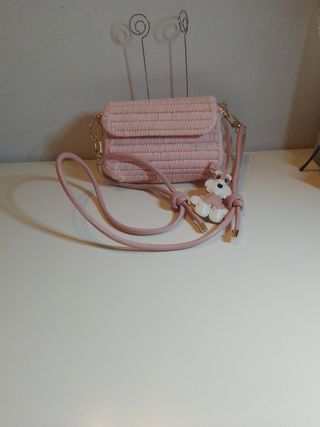 Mini Borsetta Rosa fatta a mano 