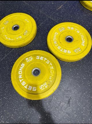 Discos olímpicos halterofilia 15kg y crossfit
