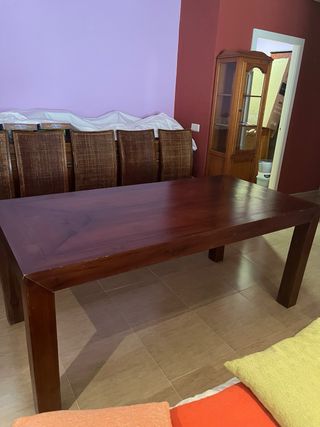 Mesa comedor madera maciza