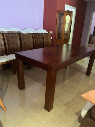Mesa comedor madera maciza