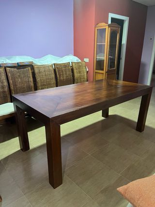 Mesa comedor madera maciza