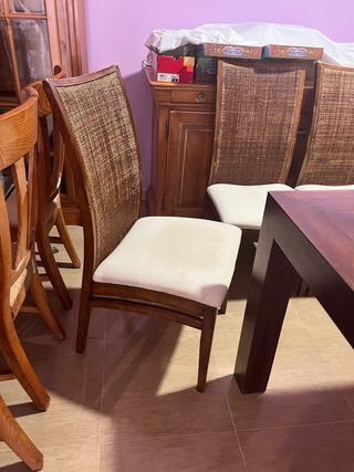 Mesa comedor madera maciza