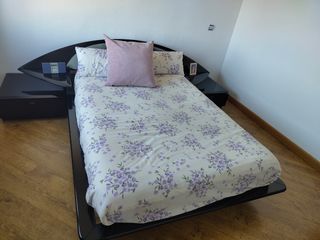 Cama 135cm - Moderna negra