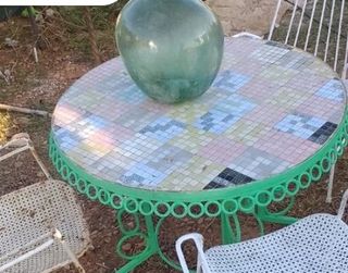 Mesa mosaico vintage