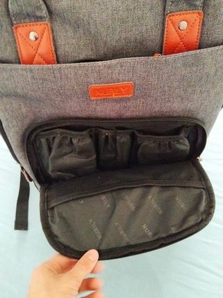 Mochila portabebés con correas