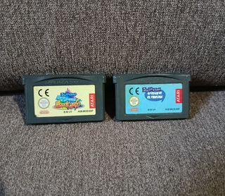 Lote 2 juegos GBA Shin Chan Atari Nintendo oficial