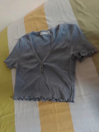 2 camisetas manga corta - azul, negra - talla S
