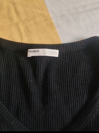 2 camisetas manga corta - azul, negra - talla S
