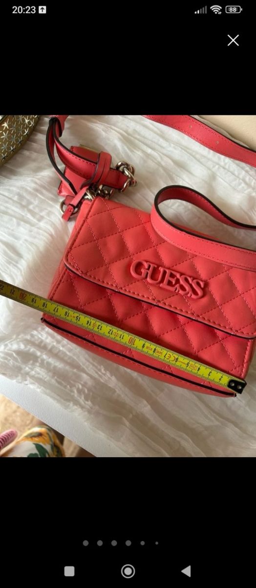 Bolso bandolera Guess rojo
