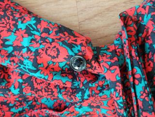 Vestido Tommy Hilfiger rojo y verde agua