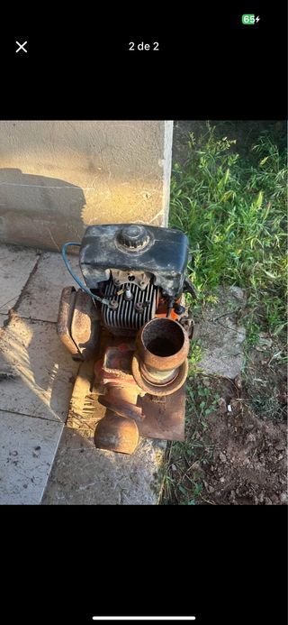 Bomba agua gasolina usada