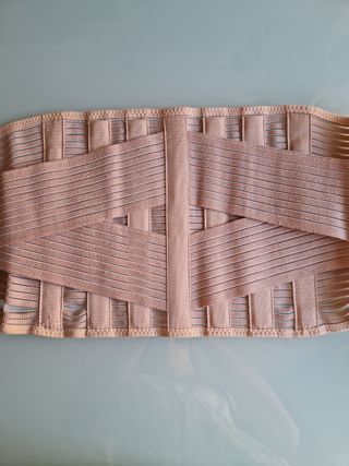 Faja lumbar ortopédica beige