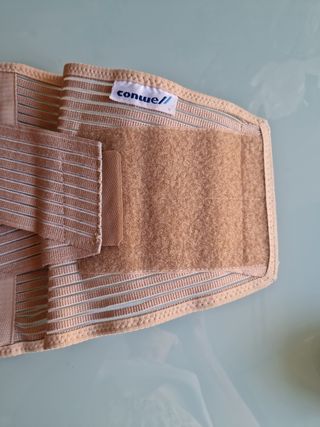 Faja lumbar ortopédica beige