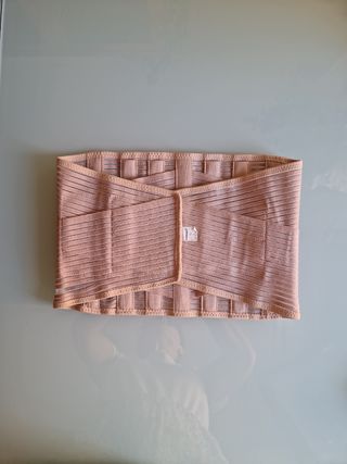 Faja lumbar ortopédica beige