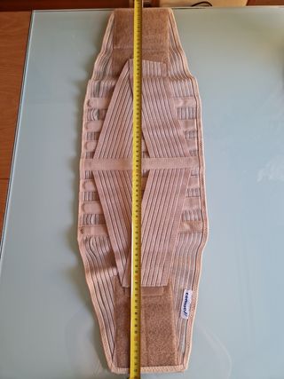 Faja lumbar ortopédica beige