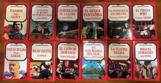 Lote 12 Libros de Grandes Aventuras (años 80)