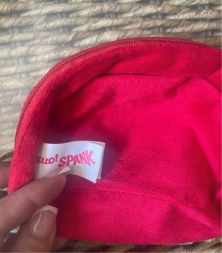 Pochette Spank rossa vintage