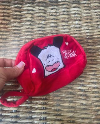 Pochette Spank rossa vintage