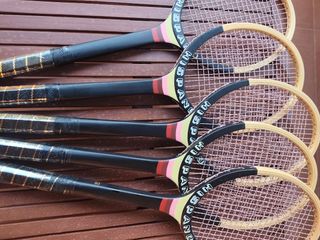 Raquetas madera Tenis colección decoración 