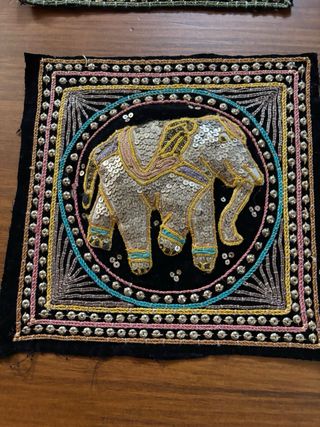 3 Tapices Elefante India