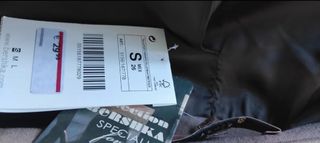 Cazadora tipo antelina beige flecosNUEVA