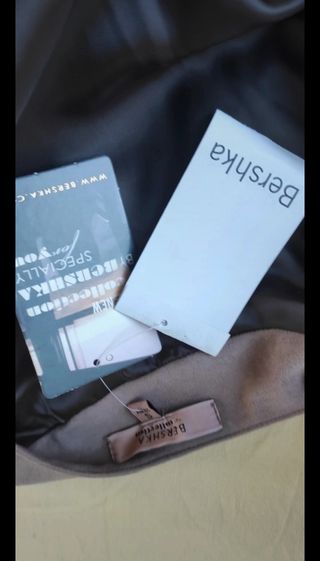 Cazadora tipo antelina beige flecosNUEVA