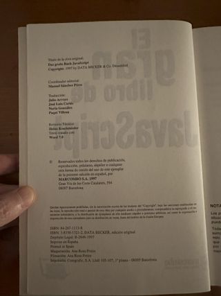 El gran libro de Javascript