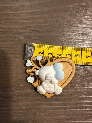 Set bomboniere nascita bimbo celeste