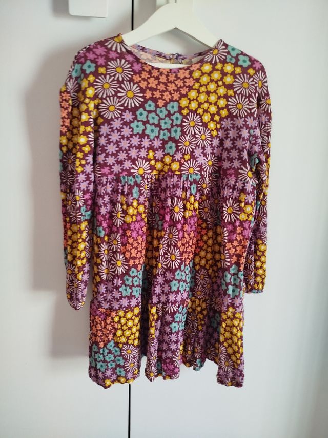 Vestido niña flores - Talla 8