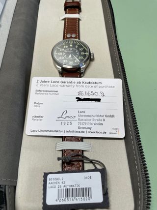 Reloj Laco Aviator automático