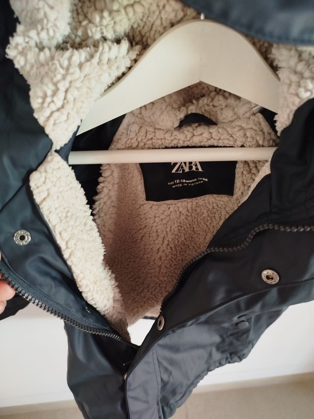 Chaquetón niño Zara - Talla 12 meses