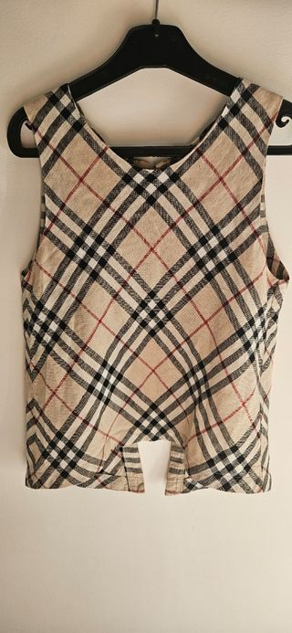Maglia gilet Top Burberry bambina