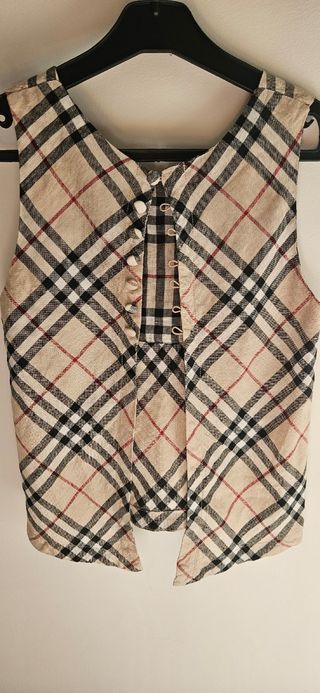 Maglia gilet Top Burberry bambina