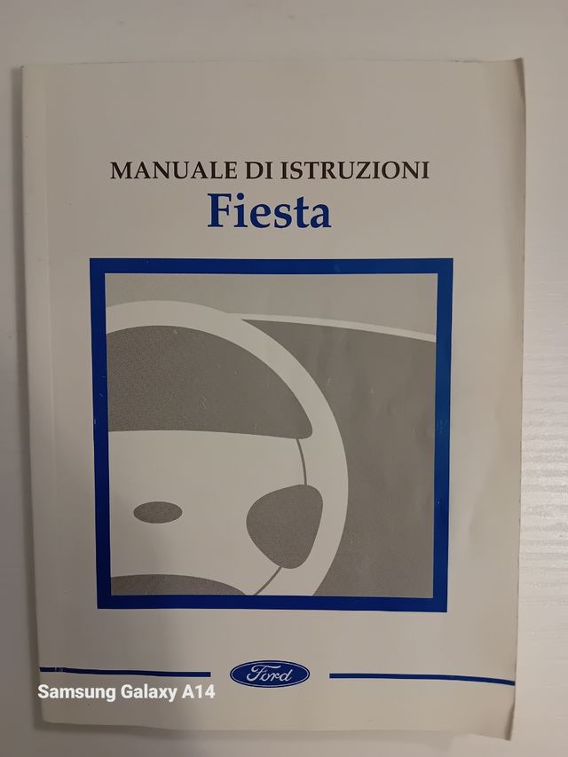 Ford fiesta Libretto manutenzione 2002