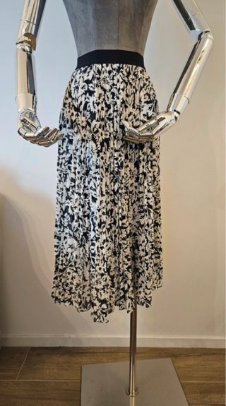 Gonna plissettata fiori  H&M tg XS