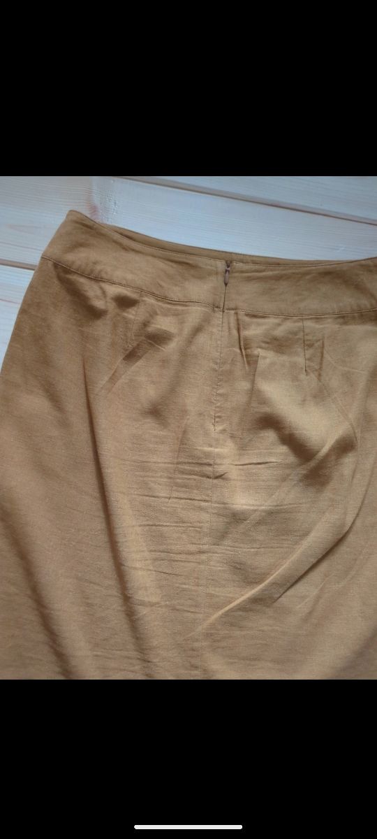 Falda mostaza Promod