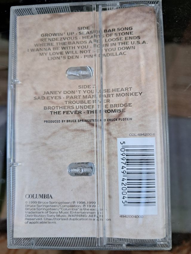 Casete Bruce Springsteen 18 canciones