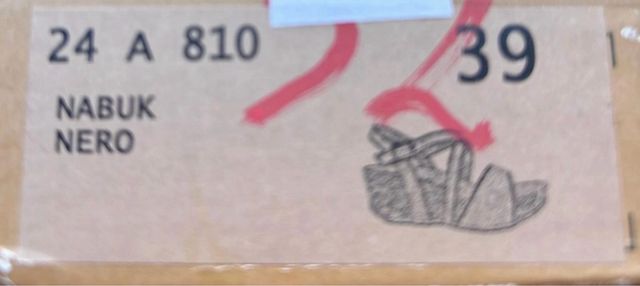 Sandalias BioNatura negras, talla 39