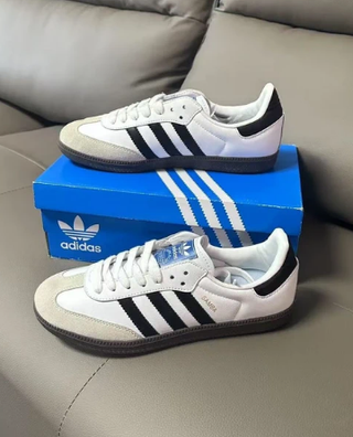 Zapatillas Adidas Samba OG Blancas-Negras 39