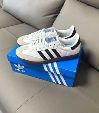 Zapatillas Adidas Samba OG Blancas-Negras 39