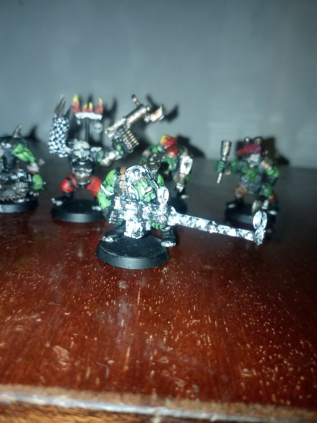 Orkos comando: miniatura pintada