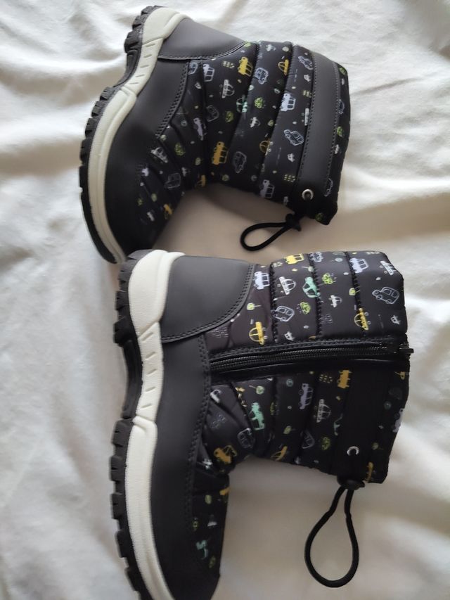 Botas nieve niño - multicolor