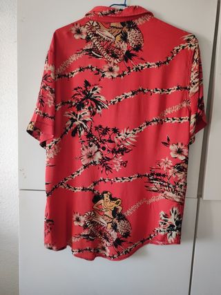 Camisa hawaiana Guess roja Talla M