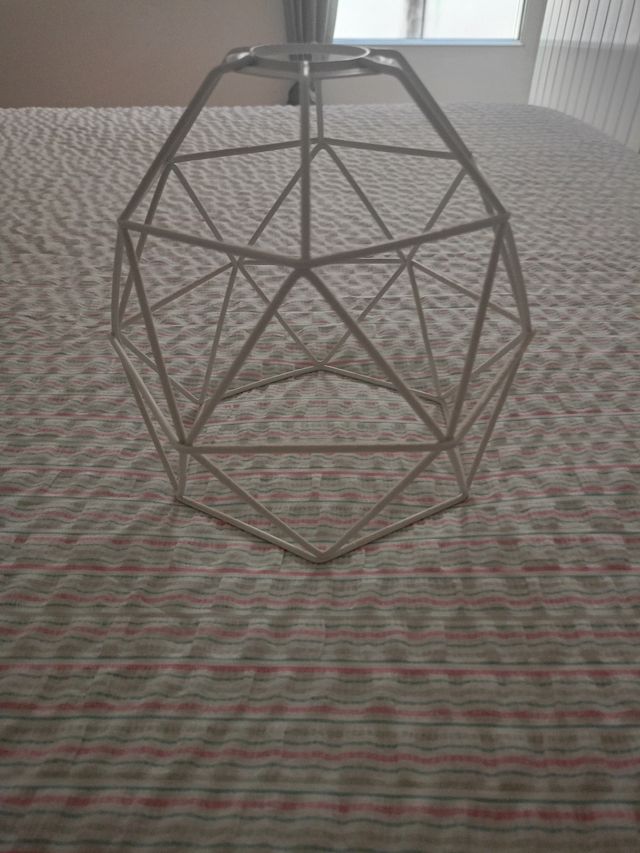 Pantalla lámpara Ikea blanca