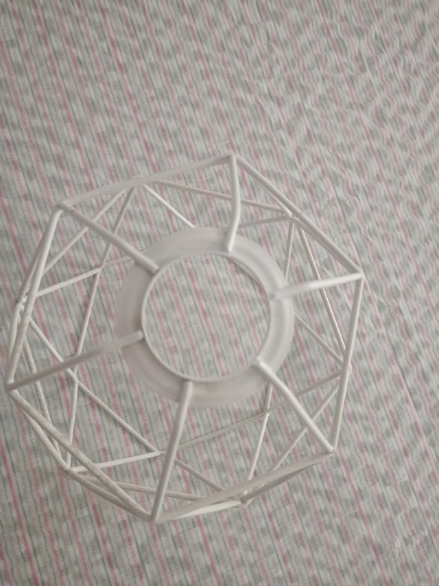 Pantalla lámpara Ikea blanca