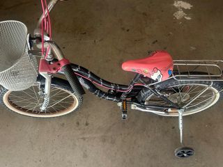 Bicicleta niña 20" con ruedines