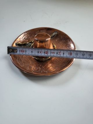 Juego 3 piezas cobre vintage