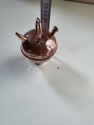 Juego 3 piezas cobre vintage