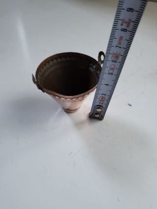 Juego 3 piezas cobre vintage