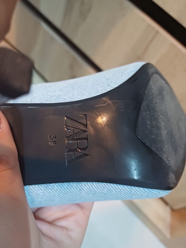 Tacones Zara - Azul.